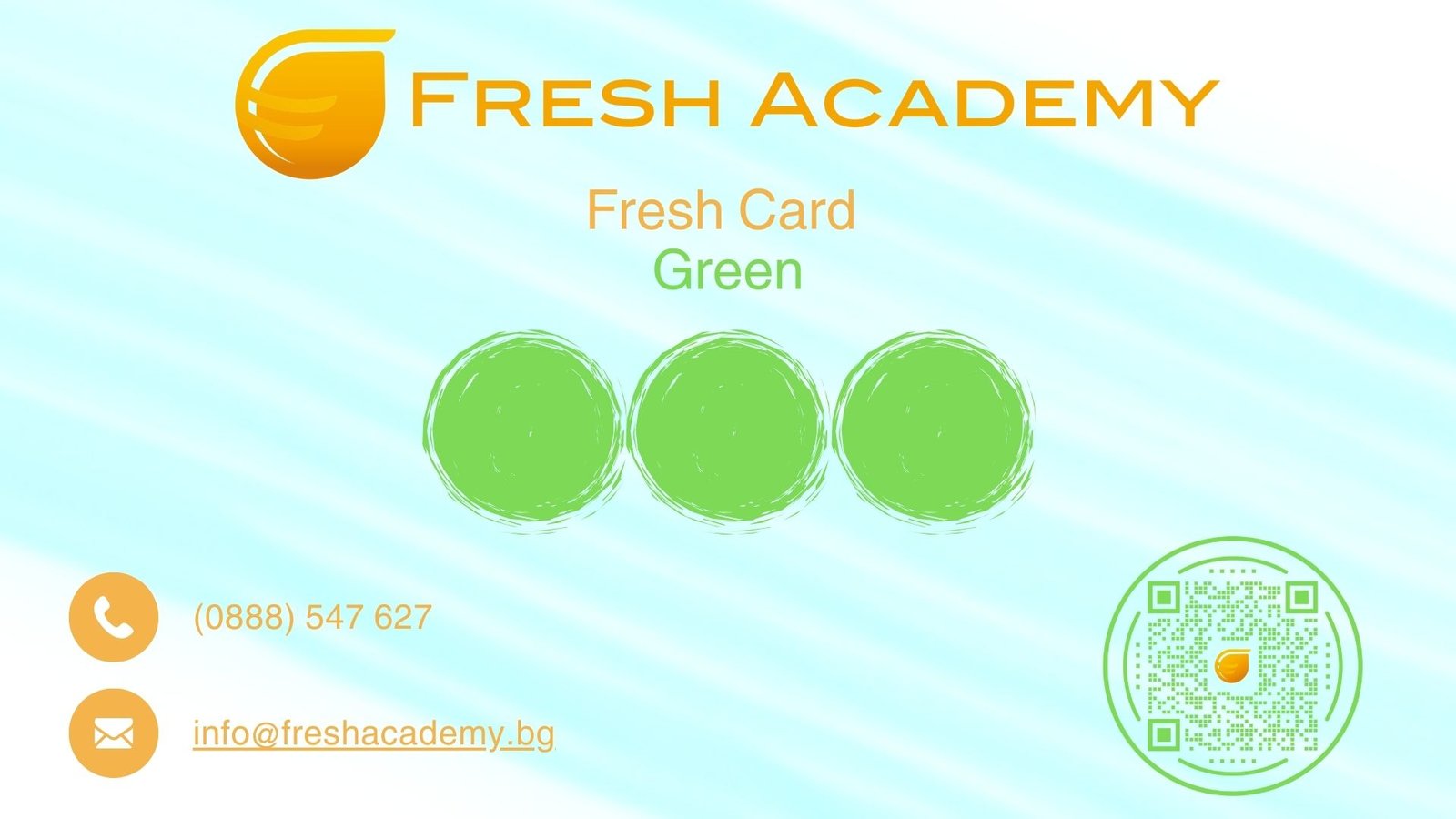 Fresh Card Green