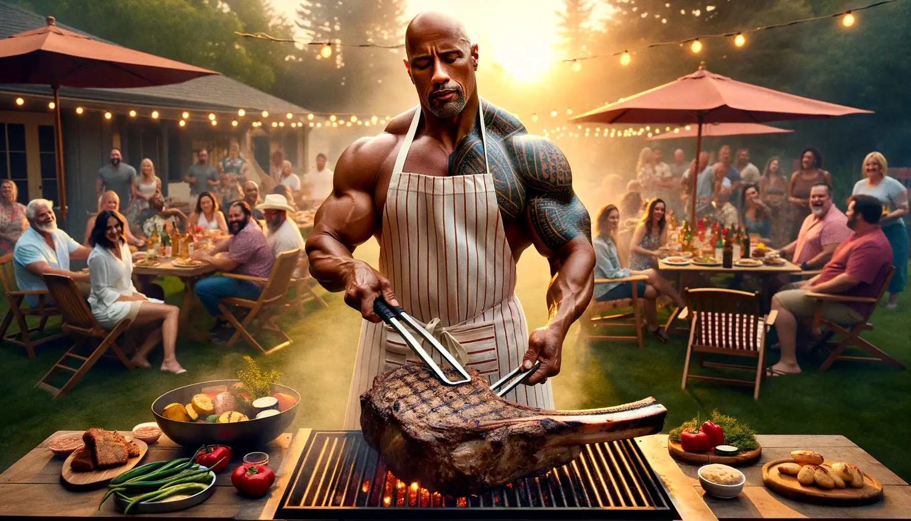 Do you smell what The Rock is cooking?